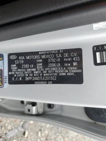 Photo 11 VIN: 3KPF24AD7LE201922 - KIA FORTE 