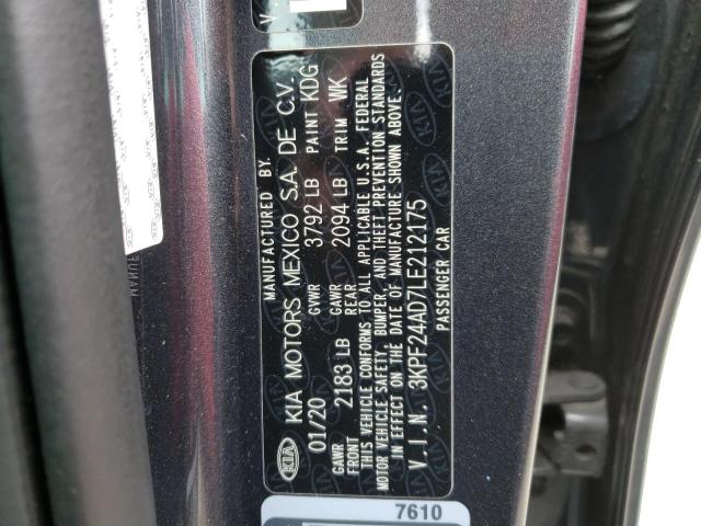 Photo 9 VIN: 3KPF24AD7LE212175 - KIA FORTE FE 