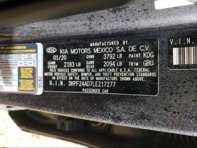 Photo 9 VIN: 3KPF24AD7LE217277 - KIA FORTE FE 