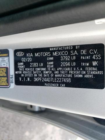 Photo 11 VIN: 3KPF24AD7LE227498 - KIA FORTE 