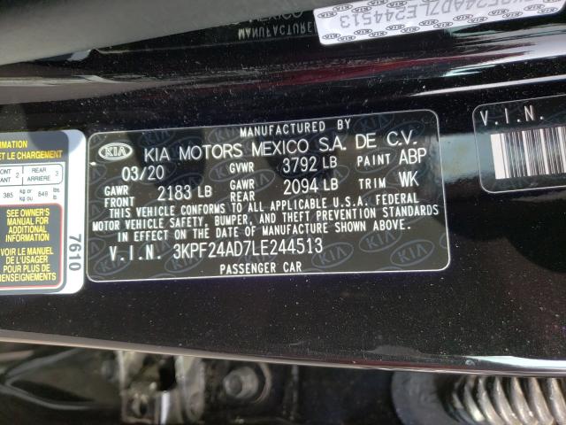 Photo 9 VIN: 3KPF24AD7LE244513 - KIA FORTE FE 