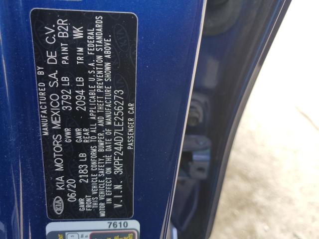 Photo 12 VIN: 3KPF24AD7LE256273 - KIA FORTE FE 