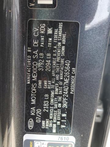 Photo 12 VIN: 3KPF24AD7ME265640 - KIA FORTE FE 