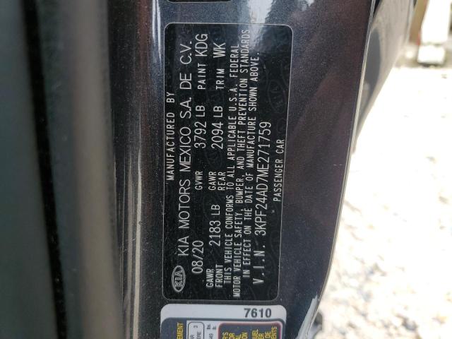 Photo 11 VIN: 3KPF24AD7ME271759 - KIA FORTE 