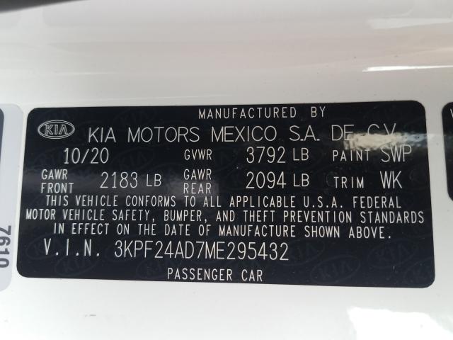 Photo 9 VIN: 3KPF24AD7ME295432 - KIA FORTE FE 