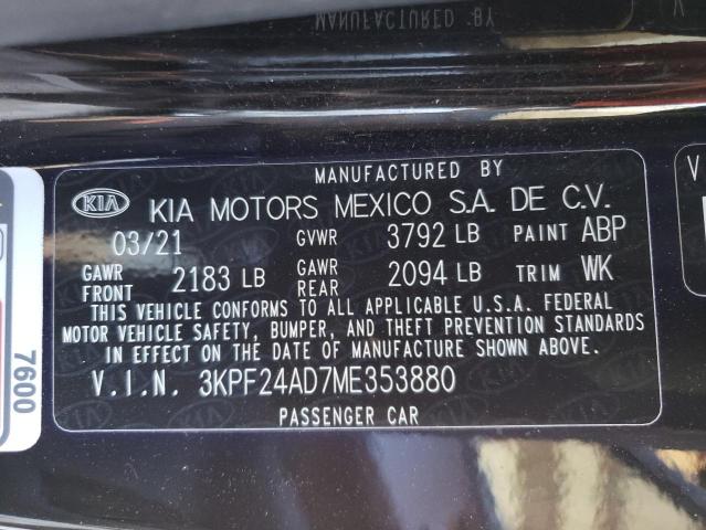 Photo 12 VIN: 3KPF24AD7ME353880 - KIA FORTE FE 