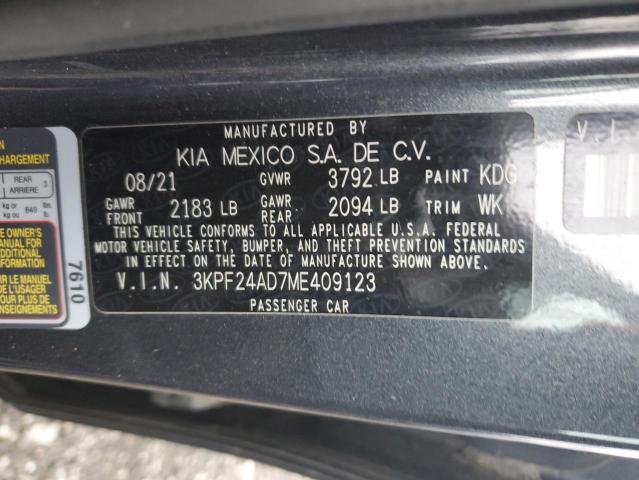 Photo 11 VIN: 3KPF24AD7ME409123 - KIA FORTE FE 