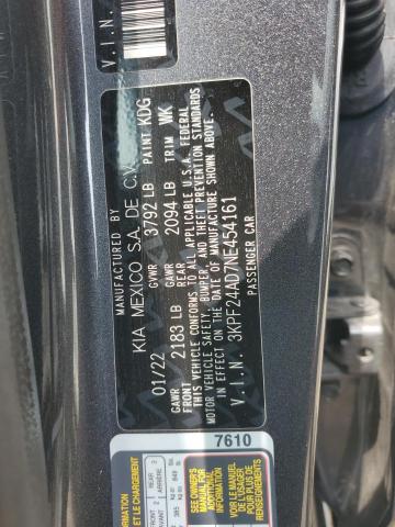 Photo 11 VIN: 3KPF24AD7NE454161 - KIA FORTE FE 