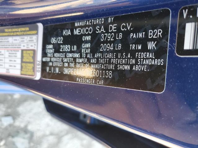 Photo 11 VIN: 3KPF24AD7NE501138 - KIA FORTE 