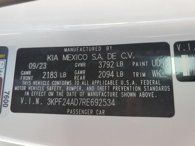 Photo 11 VIN: 3KPF24AD7RE692534 - KIA FORTE LX 