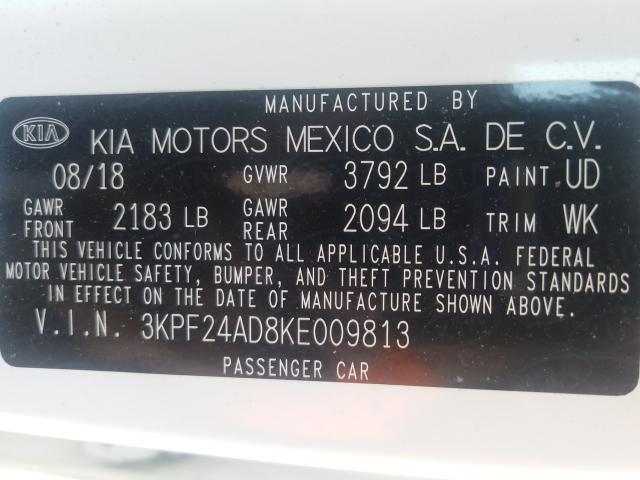 Photo 9 VIN: 3KPF24AD8KE009813 - KIA FORTE FE 