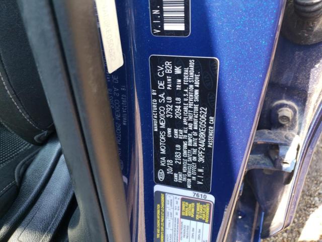 Photo 11 VIN: 3KPF24AD8KE050622 - KIA FORTE FE 