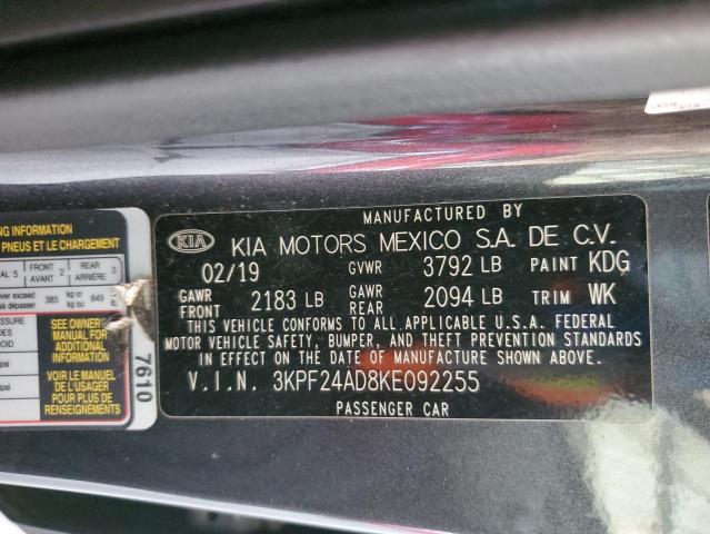 Photo 12 VIN: 3KPF24AD8KE092255 - KIA FORTE 