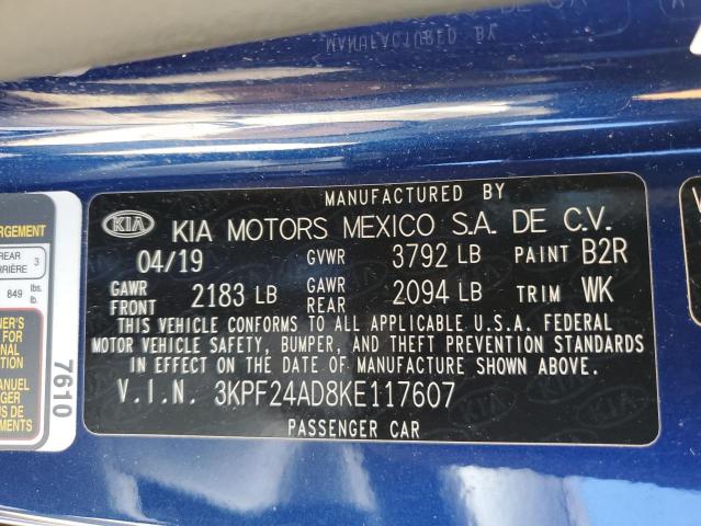 Photo 11 VIN: 3KPF24AD8KE117607 - KIA FORTE 