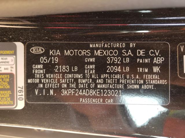 Photo 9 VIN: 3KPF24AD8KE123021 - KIA FORTE FE 