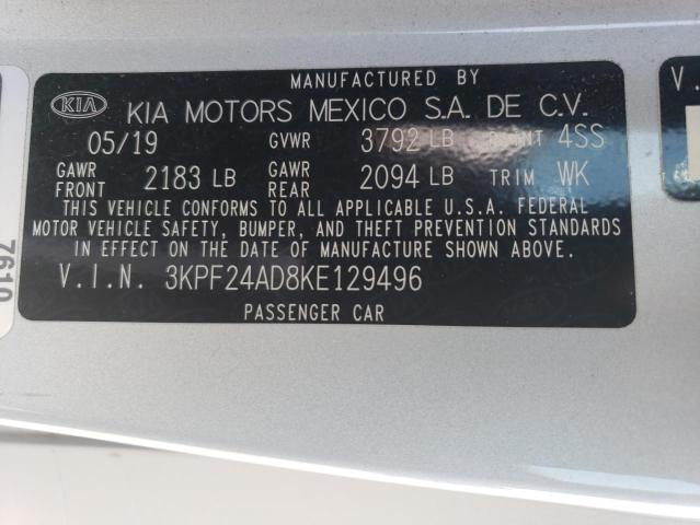 Photo 11 VIN: 3KPF24AD8KE129496 - KIA FORTE 