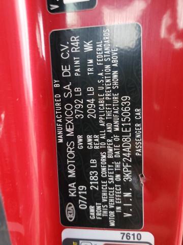 Photo 11 VIN: 3KPF24AD8LE150639 - KIA FORTE 