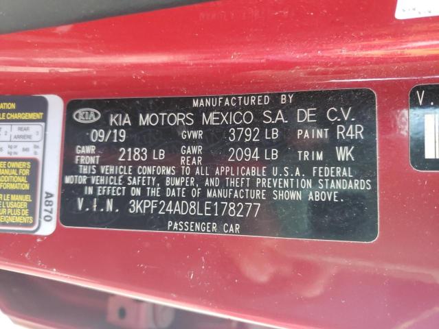 Photo 11 VIN: 3KPF24AD8LE178277 - KIA FORTE FE 