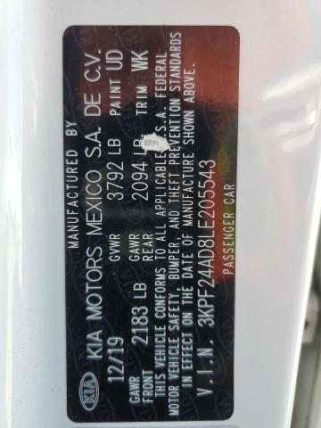 Photo 12 VIN: 3KPF24AD8LE205543 - KIA FORTE 