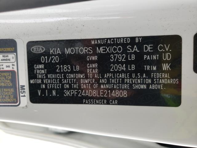 Photo 9 VIN: 3KPF24AD8LE214808 - KIA FORTE FE 