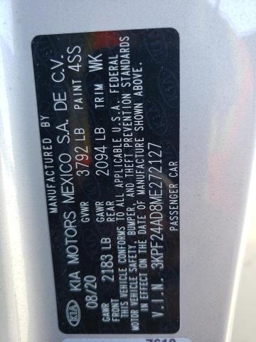 Photo 11 VIN: 3KPF24AD8ME272127 - KIA FORTE FE 