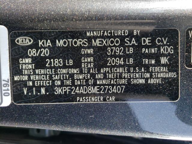 Photo 9 VIN: 3KPF24AD8ME273407 - KIA FORTE FE 