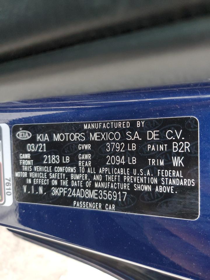 Photo 12 VIN: 3KPF24AD8ME356917 - KIA FORTE 