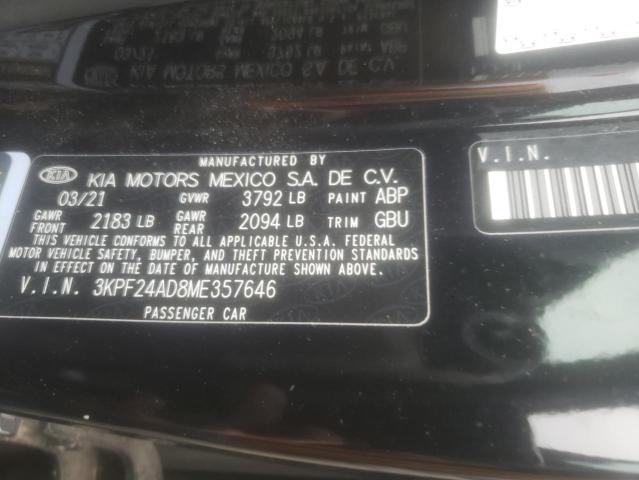 Photo 9 VIN: 3KPF24AD8ME357646 - KIA FORTE FE 