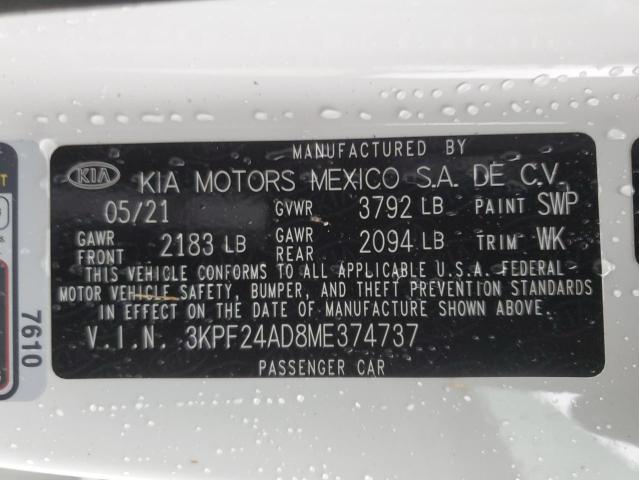 Photo 12 VIN: 3KPF24AD8ME374737 - KIA FORTE 