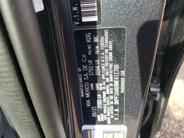 Photo 9 VIN: 3KPF24AD8ME412788 - KIA FORTE FE 