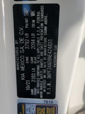 Photo 11 VIN: 3KPF24AD8NE424831 - KIA FORTE 