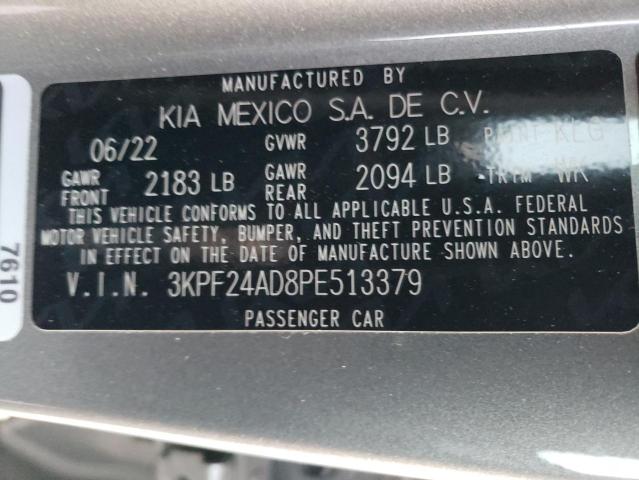 Photo 11 VIN: 3KPF24AD8PE513379 - KIA FORTE 