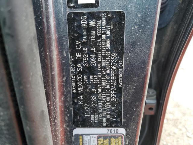 Photo 11 VIN: 3KPF24AD8PE567359 - KIA FORTE 