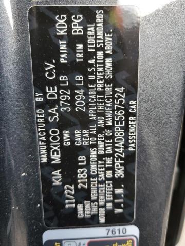 Photo 12 VIN: 3KPF24AD8PE567524 - KIA FORTE 