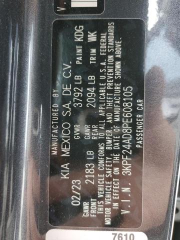 Photo 11 VIN: 3KPF24AD8PE608105 - KIA FORTE LX 