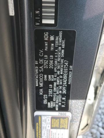 Photo 11 VIN: 3KPF24AD8RE697547 - KIA FORTE 