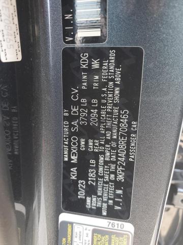 Photo 12 VIN: 3KPF24AD8RE708465 - KIA FORTE LX 