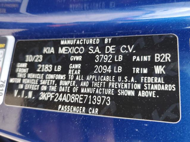 Photo 12 VIN: 3KPF24AD8RE713973 - KIA FORTE LX 