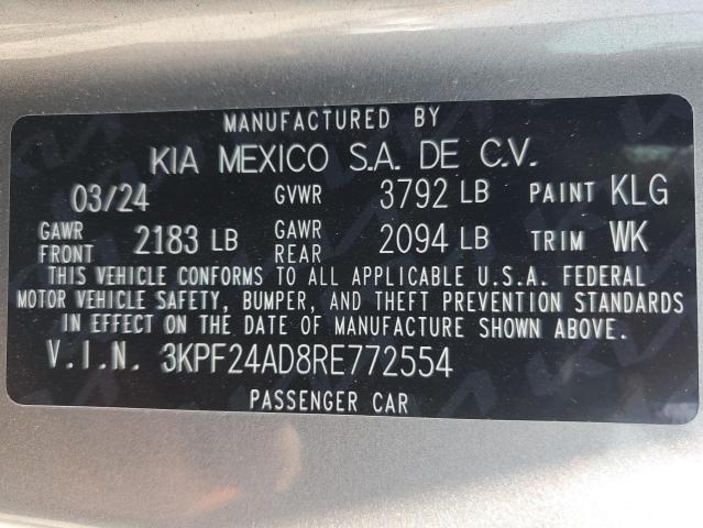 Photo 11 VIN: 3KPF24AD8RE772554 - KIA FORTE LX 