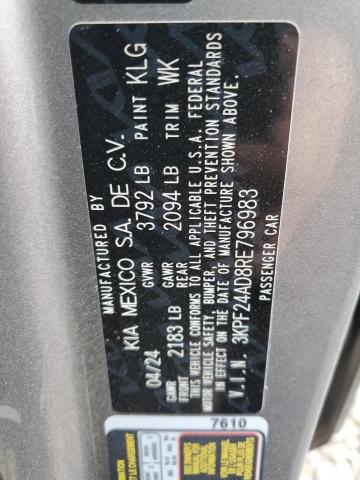 Photo 12 VIN: 3KPF24AD8RE796983 - KIA FORTE LX 