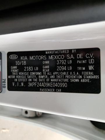 Photo 11 VIN: 3KPF24AD9KE040990 - KIA FORTE 