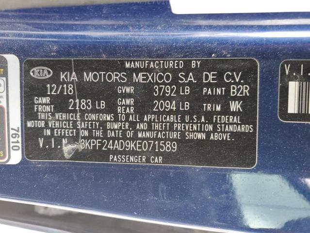 Photo 11 VIN: 3KPF24AD9KE071589 - KIA FORTE 