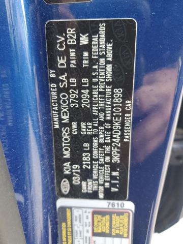 Photo 11 VIN: 3KPF24AD9KE101898 - KIA FORTE FE 