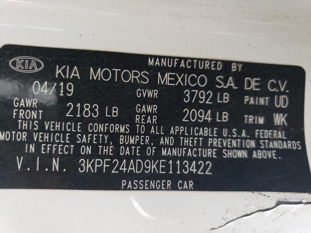 Photo 11 VIN: 3KPF24AD9KE113422 - KIA FORTE FE 