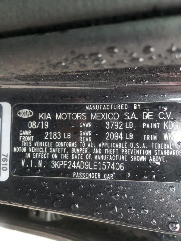 Photo 9 VIN: 3KPF24AD9LE157406 - KIA FORTE FE 