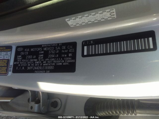 Photo 8 VIN: 3KPF24AD9LE169880 - KIA FORTE 