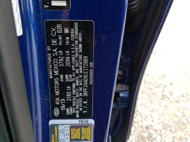 Photo 9 VIN: 3KPF24AD9LE172889 - KIA FORTE FE 