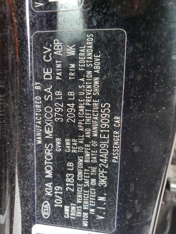 Photo 12 VIN: 3KPF24AD9LE190955 - KIA FORTE FE 