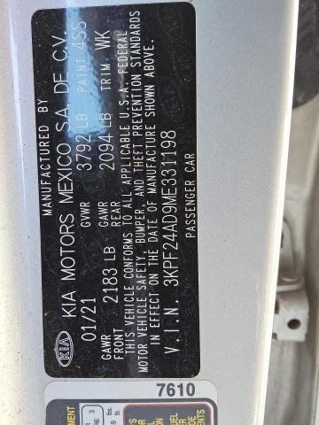 Photo 11 VIN: 3KPF24AD9ME331198 - KIA FORTE FE 