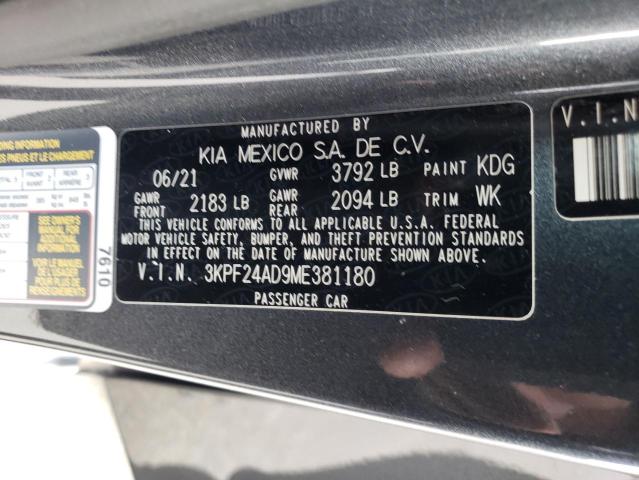 Photo 12 VIN: 3KPF24AD9ME381180 - KIA FORTE 